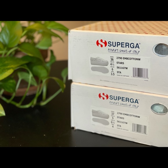 Superga 2790-Embcottonw Stars - Picture 6 of 6